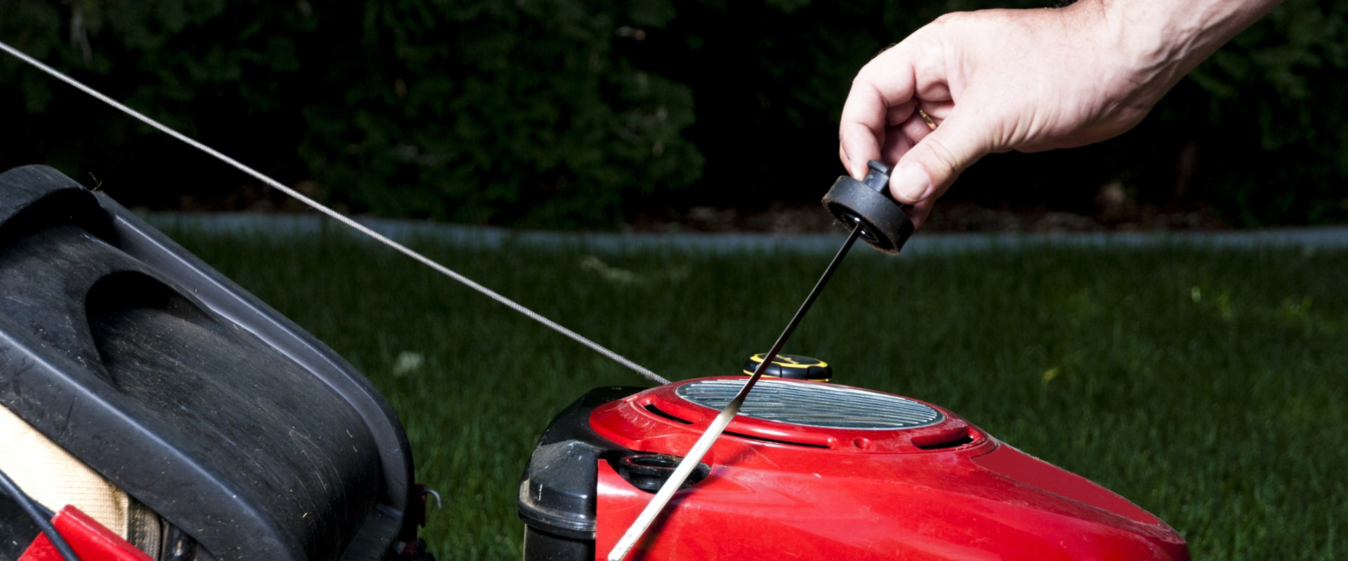 What maintenance is required for a riding lawn mower?