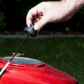 What maintenance is required for a riding lawn mower?
